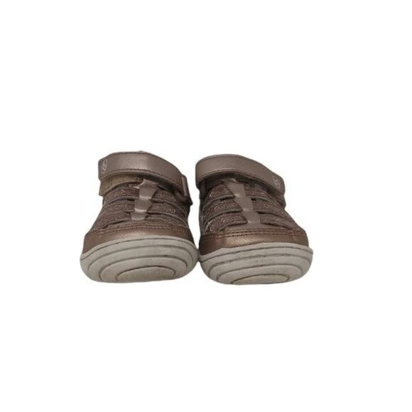 Stride Rite Devany Rose Gold Metallic Sneaker Girls Size 4 Stride Rite  Devany R - Picture 12 of 12